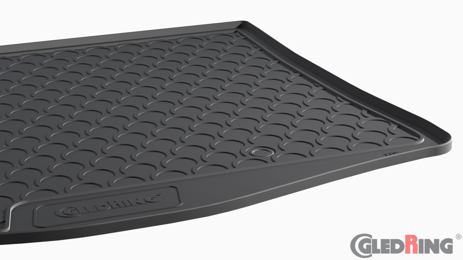 Original Gledring Premium Gummi Kofferraummatte - FORD Grand C Max (5 Sitze) / Oberer Boden 2011->